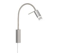Lampada da parete Lampada da letto Lampada da lettura a LED Lampada da parete flessibile a collo d'oca, 4,5W 530lm bianco caldo, LxH 4x40 cm