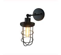 Lampada da Parete Lampada da Parete Gabbia per Uccelli Applique E27 Loft Retro Nostalgico Industriale Vento Decorativo Interfaccia può Essere Regolato a 160° Lampada da Magazzino Piccola Gabbia d