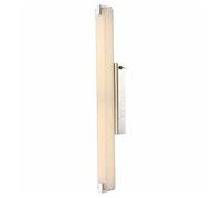 Lampada da parete Lampada da parete Lampada da camera da letto Lampada da soggiorno Lampada da sala da pranzo Lampada da corridoio, Vetro cromato, LED 15W 1160Lm 3200K bianco caldo, H 58,5 cm