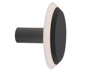 Lampada da parete lampada da parete per esterno lampada da esterno Faretto da parete alluminio, grigio opale, 1x LED 4.5 watt 320 lumen bianco caldo, DxP 20x13,7 cm