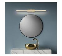 Lampada da parete Lampada da specchio a LED cromata/oro Lampada da bagno Lampada da specchio anteriore per bagno Lampada da specchio per trucco Lampada da parete 110V 220V, (Colore : Chromecoolwhite,