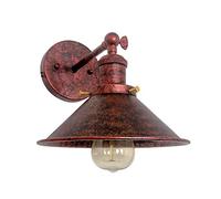 Lampada da Parete Lampade da Parete Industriali Lampada da Parete retrò E27 Paralume in Metallo Rustico Loft Lampada da Parete Lampada da Illuminazione Paralume Regolabile per Camera da Letto