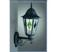 LAMPADA DA PARETE LANTERNA UP C/VETRINO VERDE E27 MASSIVE NEWCASTLE 152404510