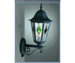 LAMPADA DA PARETE LANTERNA UP C/VETRINO VERDE E27 MASSIVE NEWCASTLE 152404510