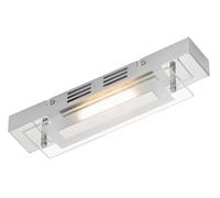 Lampada da Parete LED 30 CM Luce Specchio Bagno Cromo Lucido Vetro Bianco Caldo [EEK: G]