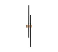 TK Lighting Flash lampada da parete 2x12 W legno 6416