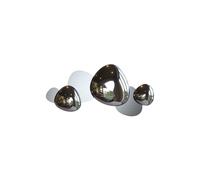 Lampada Da Parete LED Acciaio Inox IN Nichel Sala da Pranzo B:79 CM 3000 K