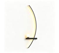 Lampada da parete LED alluminio minimal, applique ferro battuto moderna
