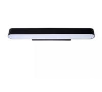 Lampada Da Parete LED Bagno Nero IP44 60 CM Lungo 2700 K Wandleuchte Blendarm