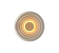Lampada Da Parete LED Camera Alluminio Nero Ø40 CM 2700 K Wandleuchte Indiretto