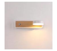 Lampada da Parete LED Compatibile con Camera da Letto Comodino Studio Luce Rotonda per Interni in Ferro Pratico Apparecchio per Lettura Deco Apparecchi di Illuminazione (Colore : G Black 23.5cm,