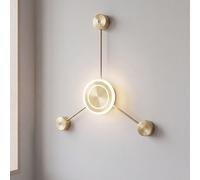 Lampada Da Parete LED Indiretta Dimmerabile Oro 53 cm 1035 lm 3000 K, Luce Calda