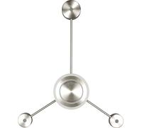 Lampada Da Parete LED Indiretto Dimmerabile IN Nichel 53 CM 1035 Lm 3000 K