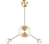 Lampada Da Parete LED Indiretto Dimmerabile Oro 53 CM 1035 Lm 3000 K Wandleuchte