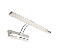 Lampada Da Parete LED Luce Specchio Acciaio Inox con Interruttore B: 40,5 CM IN