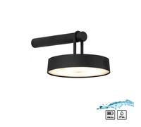 Lampada Da Parete LED Nero Toccare IP44 Dimmerabile 2700 K B:12 CM Wandleuchte