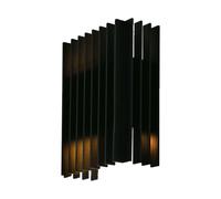 Lampada da parete LED per esterni, lampada da facciata Up & Down nera, lampada da parete IP65, H 20 cm