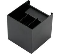 Lampada da parete LED regolabile per esterni LEO 2x3W nera 4000K ID-8008 Idealed