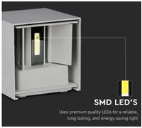 Lampada da parete led V-tac 217089 VT-759-G-N -5W 4000K IP65