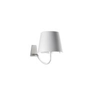 Lampada da parete led Zafferano Poldina ricaricabile 2,2W bianco - LD0288B3