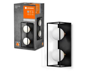 Lampada da parete Ledvance Decor Square 2xG9 max 28W nero - LUM756922 [EEK: Non conforme]
