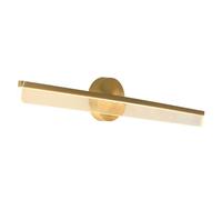 Lampada da Parete lineare Dorata per Bagno, Moderna Illuminazione da Parete da 10 W sopra Lo Specchio, per Interni, per mobili da Soggiorno, WC - 3 Temperature di Colore
