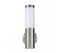 licht-erlebnisse in Acciaio Inox da Parete per Esterni Lampada Portalampada E27 Custodia Impermeabile IP44 Lampada da Esterno Cortile Lampada Giardino Giardino Lampada da Parete