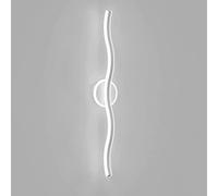 Lampada da Parete Lunga Metal Waves, Applique da Parete lineare con Paralume in Acrilico, Moderna Applique a LED,Lampada Un Aspetto Elegante