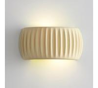 Lampada da parete Macaron colorata, lampada da parete in resina a strisce, applique da parete con illuminazione verso l'alto e verso il basso, attacco G9, lampade da parete decorative da comodino, mod