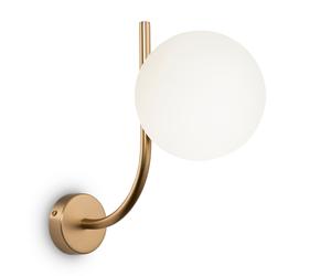 Lampada da parete Modern in Metallo Rendez-vous Ottone