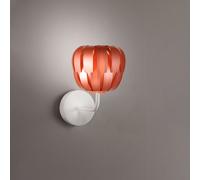Lampada Da Parete Moderna 1 Luce Queen In Polilux Rame D19 Made In Italy