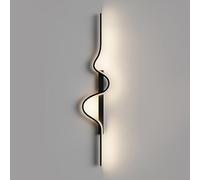 Lampada da parete moderna a energia solare per esterni, luce creativa, illuminazione per balcone, patio, strada, centro commerciale, hotel, applique impermeabile, lanterna tonale per portico (4000k 1