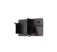 Lampada da Parete Moderna a Led da 3W con Collegamento Fisso, Interruttore e Porta Usb, Faretti da Parete Geometrici per Camera da Letto, Soggiorno, Hotel/3000K/6000K