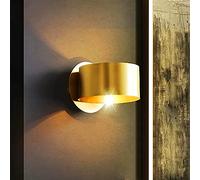Lampada da parete moderna a LED for interni 6W Applique da parete moderna a LED in alluminio Rotazione a 360 ° su e giù Applique da parete for camera da letto Soggiorno Bar Corridoio Sala studio Lampa