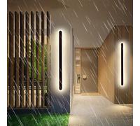 Lampada da parete moderna a LED per esterni, IP65, impermeabile, in alluminio, per giardino e corridoio, 2700 K/4500 K/6500 K, 180 cm, luce neutra