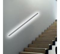 Lampada da Parete Moderna a Striscia Lunga a LED in Stile Nordico, Applique da Parete lineare in Acrilico per Interni, 3000K/4000K/6000K, 3 modalità Colore, per Divano, Comodino, corridoio, Scale