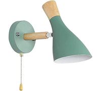 Lampada da Parete Moderna con Design Regolabile in Ferro e Paralume, Applique da Parete con Interruttore a Catena, Adatta for Camera da Letto, Studio, Soggiorno,Luce della Cucina