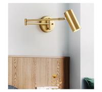 Lampada da Parete Moderna da Comodino, Applique Regolabile e Retrattile per Camera da Letto e Studio, Semplice Illuminazione di Cambiamento, Elegante Design Girevole per un'atmosfera migliorata