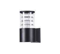 Lampada Da Parete Moderna Da Esterno Alluminio Nero 1 Luce E27 60W Ip54