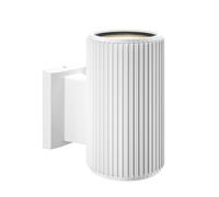 Lampada Da Parete Moderna Da Esterno Metallo Bianco Luce1E27 60W Ip54