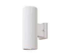 Lampada Da Parete Moderna Da Esterno Metallo Bianco Luce2E27 60W Ip54