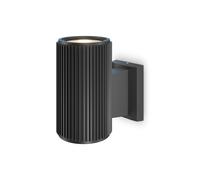 Lampada Da Parete Moderna Da Esterno Metallo Nero Luce1E27 60W Ip54
