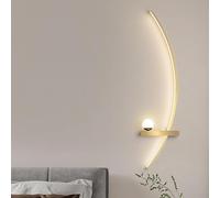 Lampada da parete moderna da salotto a LED Lampada da parete minimalista a strisce minimaliste Applique da parete decorativa for camera da letto Comodino Studio Apparecchio for illuminazione interna d