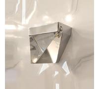 Lampada da Parete Moderna Di Lusso per Soggiorno, Applique da Parete, Mini Scale in Cristallo,Da da Parete a Led 3000K, Luce Notturna da Parete per Camera da Letto Postmoderna, per Soggiorni, Bagni, C