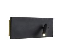 Lampada da Parete Moderna e Semplice, Lampada da Lettura, LED, 3 + 18 W, spogliatoio, Camera da Letto, corridoio del Soggiorno, terrazza della Villa, Balcone del Giardino./Luce Nera/Bianca/Luce n