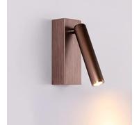 Lampada da Parete Moderna e Semplice, Lampada da Lettura, LED, 3W, Regolazione a 360°, spogliatoio, Camera da Letto, corridoio del Soggiorno, terrazza della Villa, Balcone del Giardino./Bian
