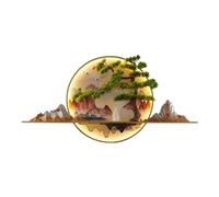 Lampada da parete moderna for quadri LED Paesaggio creativo cinese, Lampada da applique murale for l'arredamento a camera da letto o studio del soggiorno a casa luci da parete a LED(Style D L120cm)