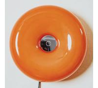 Lampada da Parete Moderna in Arancione Lampada a Ciambella Applique da Parete a fungo in Vetro LED Tondo Touch Lampada da comodino con Cavo 3000K-6000K Luce notturna a Ciambella Lampada Deco interni
