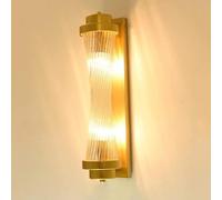 Lampada da parete moderna in oro con base in ottone satinato, paralume in vetro, applique da soggiorno, corpo lampada deformabile, Lampadario da soffitto