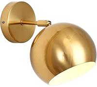Lampada da Parete Moderna, Lampada da Parete con Braccio Girevole, Applique da Parete Regolabile in Ottone, lampade da Lettura da Comodino, apparecchio di Illuminazione per Interni